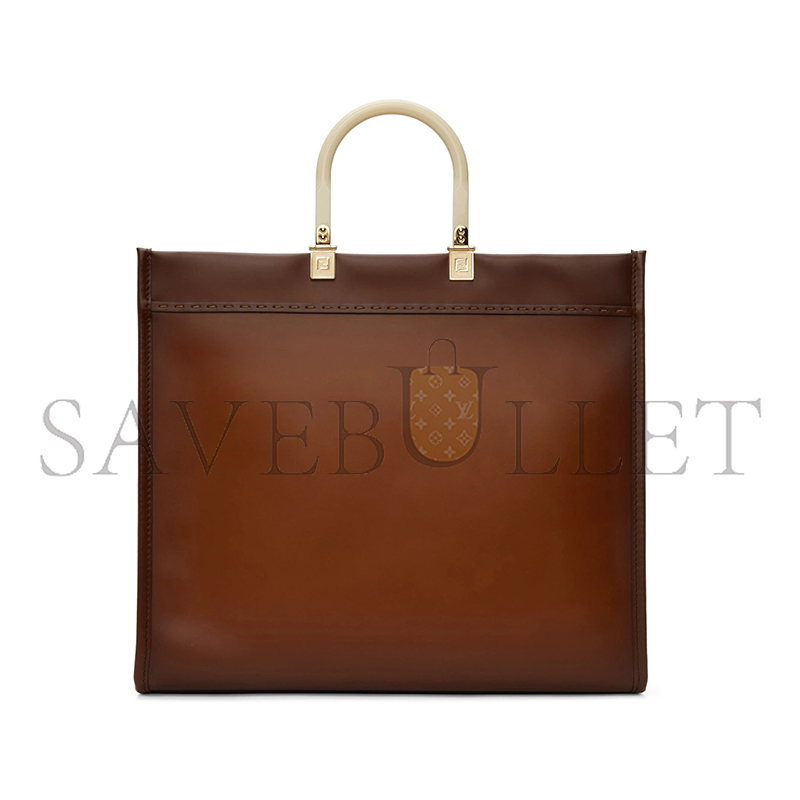 F**di brown large sunshine tote (40.5*35*21.5cm)